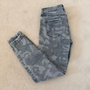 Camouflage Women Jeans